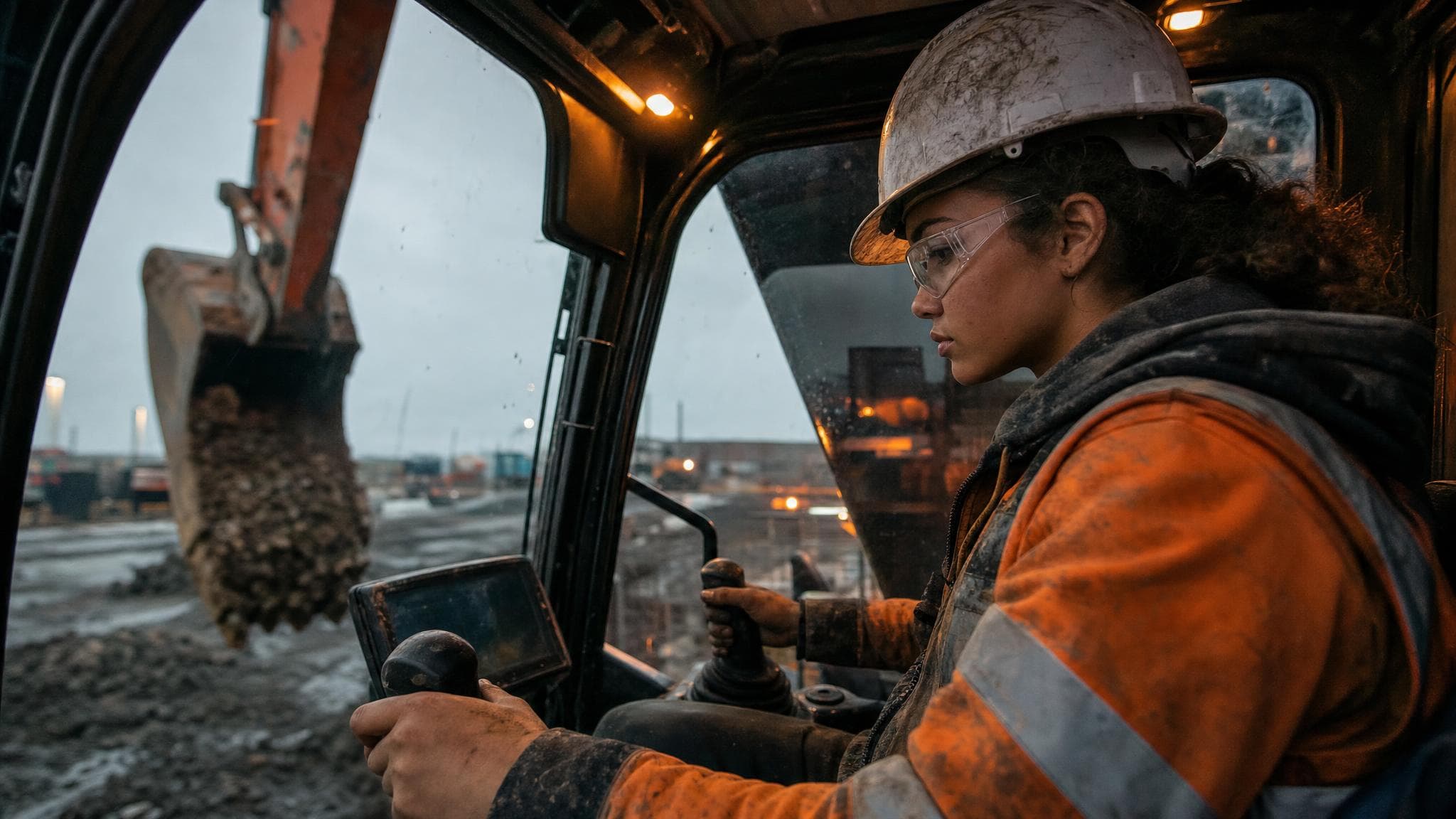 Heavy Equipment Operation trade in action