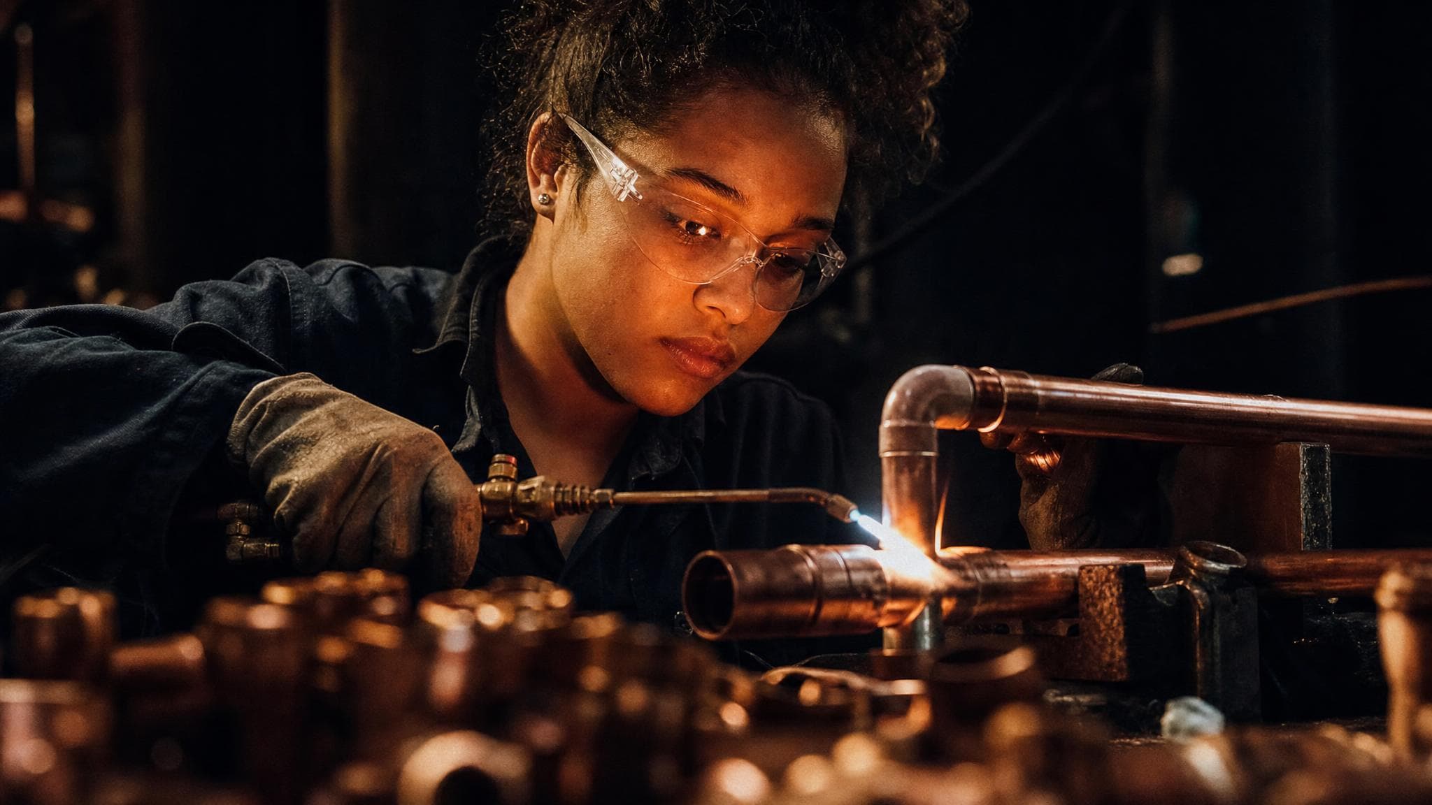 Plumbing & Pipefitting trade in action